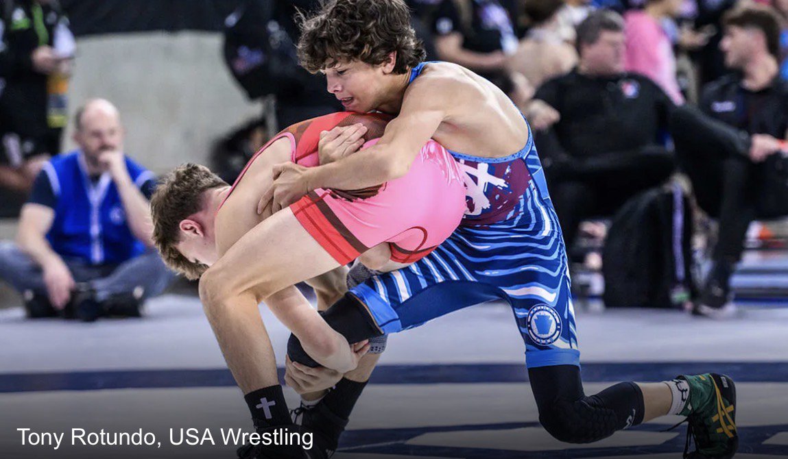 Leo Murillo wrestling at the 2026 U.S. Open